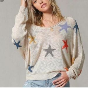 Blank Paige Star Print Sweater💰